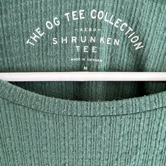 Green Ribbed Long Sleeve - Picture 3 of 3
